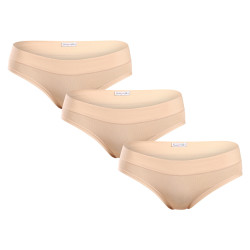 3PACK mutandine donna Lovelygirl beige (4999-nude)