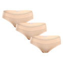 3PACK mutandine donna Lovelygirl beige (4999-nude)