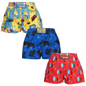 3PACK Boxer da bambino Styx art classic rubber multicolore (3J16909)