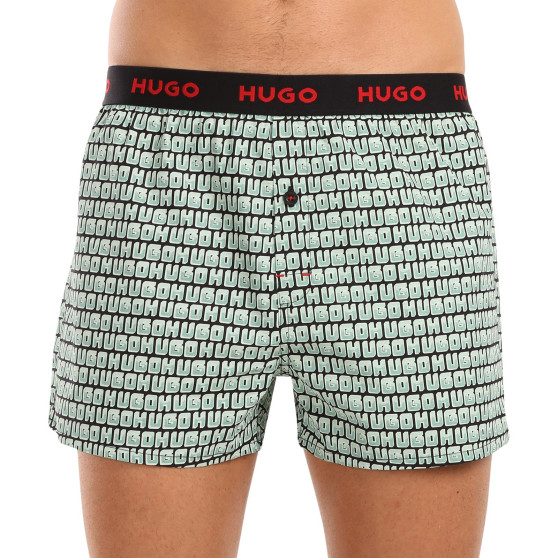 3PACK Boxer da uomo HUGO multicolore (50518079 972)