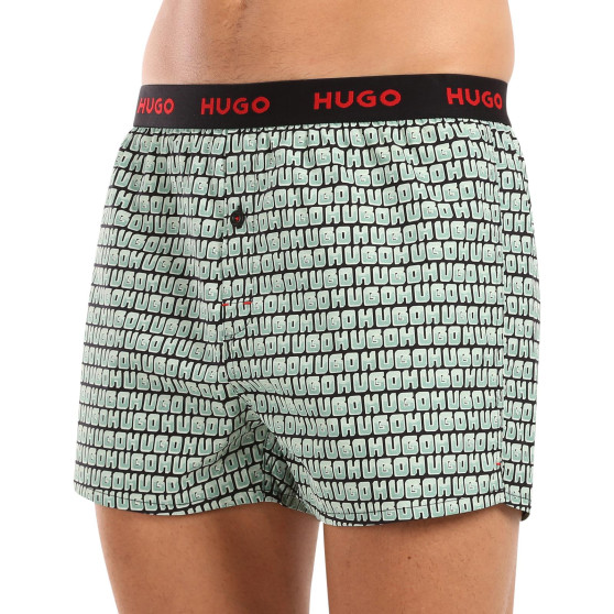 3PACK Boxer da uomo HUGO multicolore (50518079 972)