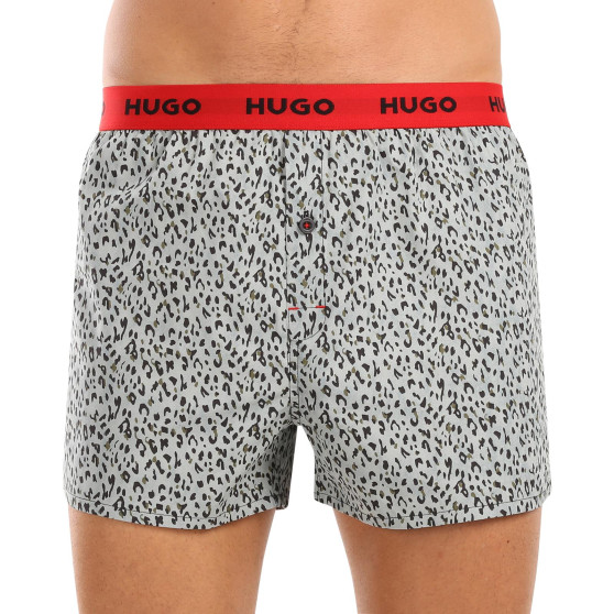 3PACK Boxer da uomo HUGO multicolore (50518079 972)