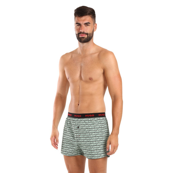 3PACK Boxer da uomo HUGO multicolore (50518079 972)