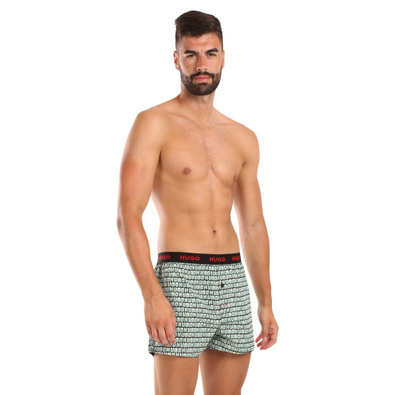 3PACK Boxer da uomo HUGO multicolore (50518079 972)