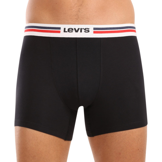 4PACK boxer da uomo Levis nero (701224292 001)