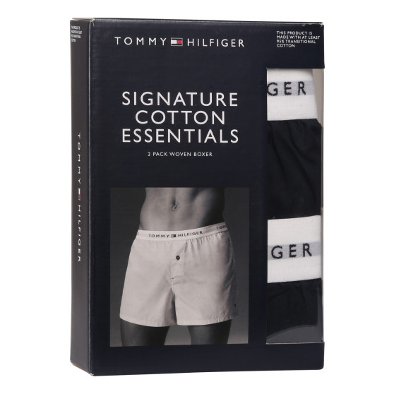 2PACK Boxer da uomo Tommy Hilfiger blu (UM0UM03376 0SU)