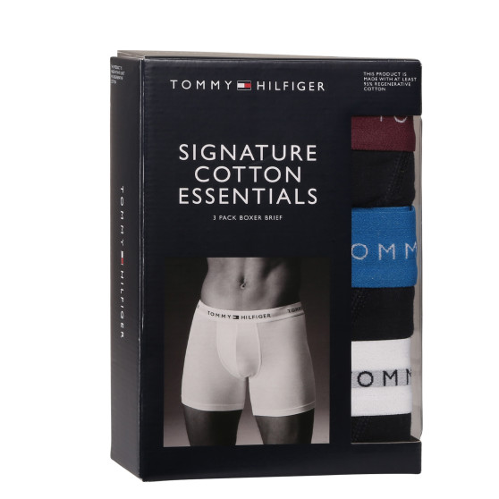 3PACK boxer uomo Tommy Hilfiger blu scuro (UM0UM02765 0VZ)