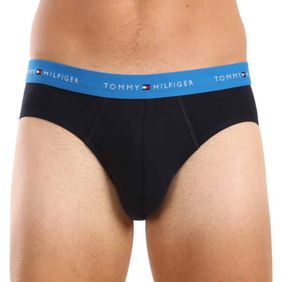 3PACK Tommy Hilfiger slip da uomo blu scuro (UM0UM02904 0VZ)