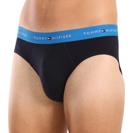 3PACK Tommy Hilfiger slip da uomo blu scuro (UM0UM02904 0VZ)