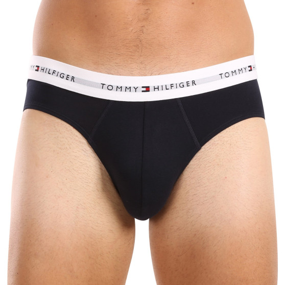 3PACK Tommy Hilfiger slip da uomo blu scuro (UM0UM02904 0VZ)