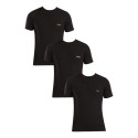 3PACK HUGO t-shirt uomo nero (50480088 965)