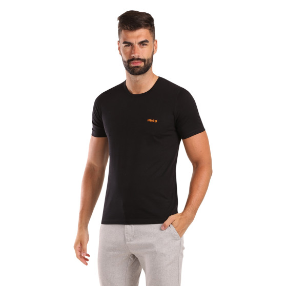 3PACK HUGO t-shirt uomo nero (50480088 965)