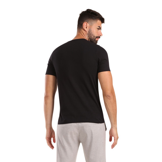 3PACK HUGO t-shirt uomo nero (50480088 965)