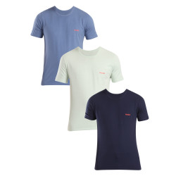 3PACK HUGO t-shirt uomo multicolore (50480088 983)