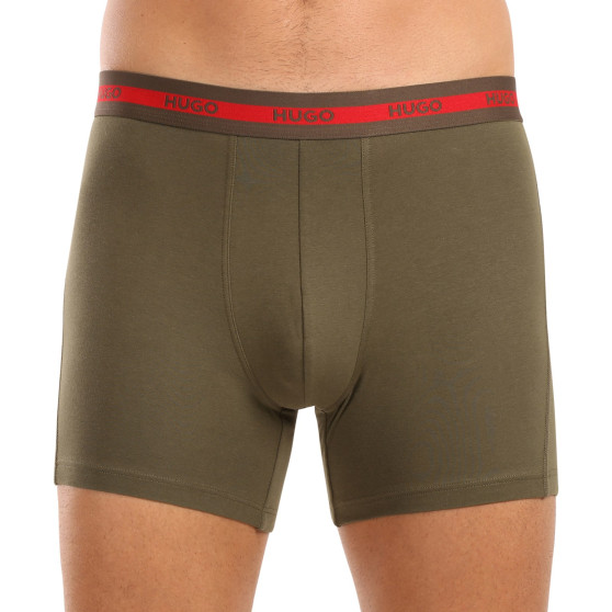 3PACK boxer uomo HUGO multicolore (50496723 003)