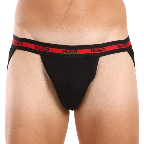 3PACK HUGO calzini da uomo nero (50517882 001)