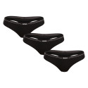 3PACK perizoma donna BOSS nero (50510030 001)