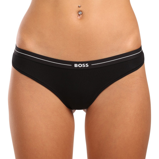 3PACK perizoma donna BOSS nero (50510030 001)