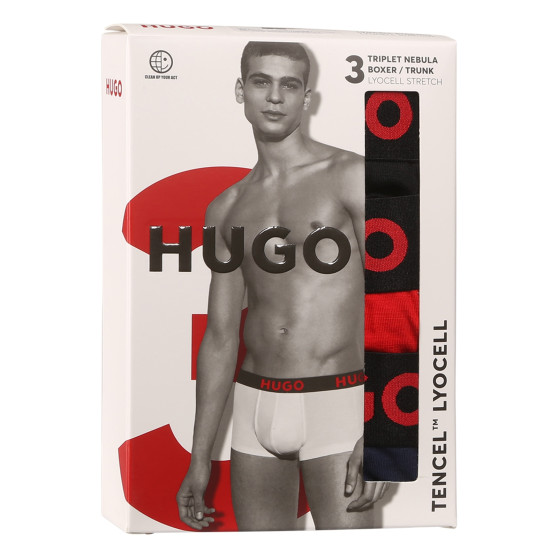 3PACK boxer uomo HUGO multicolore (50496723 003)