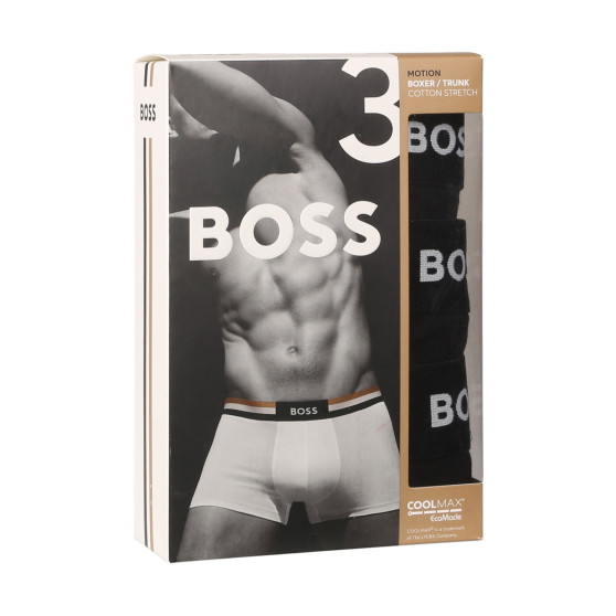 3PACK boxer da uomo BOSS nero (50516542 001)