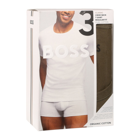 3PACK BOSS t-shirt uomo multicolore (50517856 990)