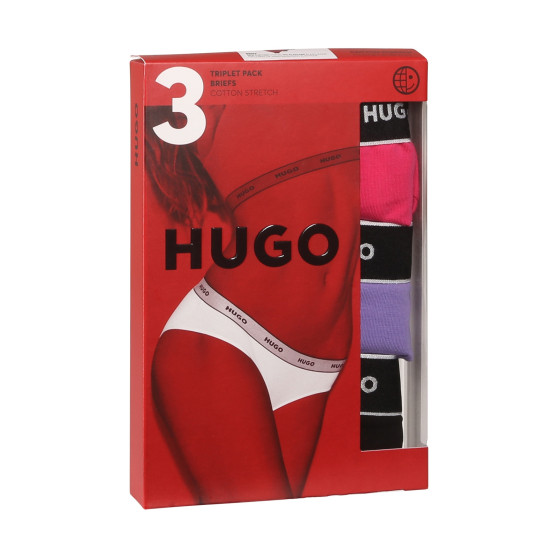 3PACK mutandine donna HUGO multicolore (50480157 962)