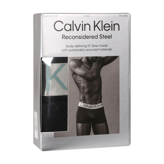 3PACK boxer da uomo Calvin Klein nero (NB3074A-QTE)