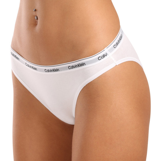 3PACK Calvin Klein mutandine da donna bianche (QD5207E-100)