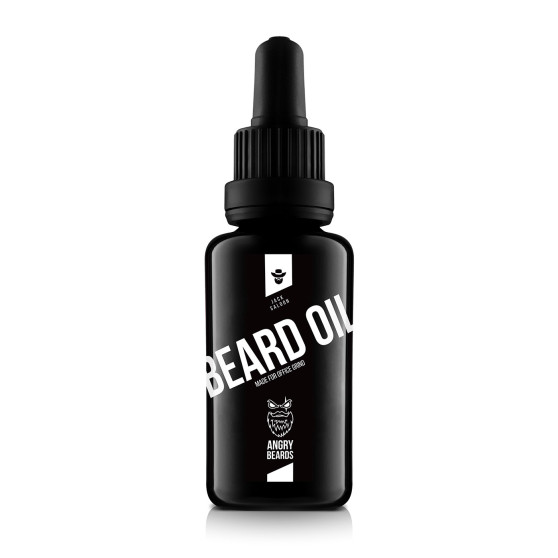 Angry Beards Olio per barba Jack Saloon per uomo 30 ml