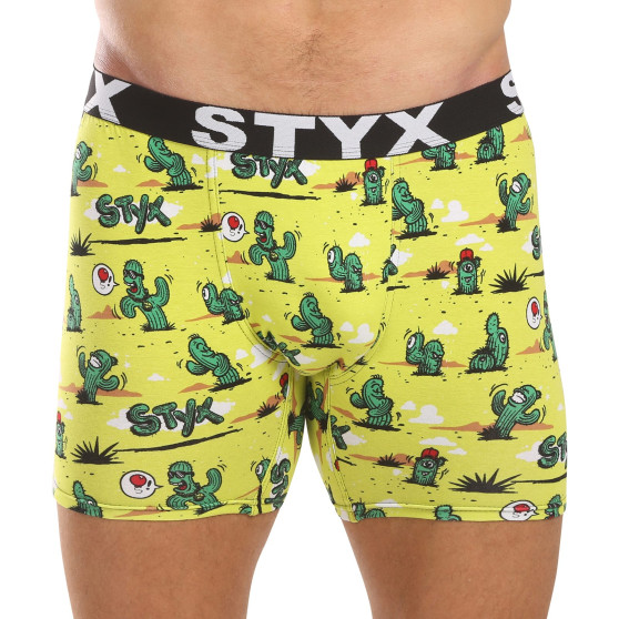 Styx Boxer uomo lungo arte sport gomma cactus (UN1351)