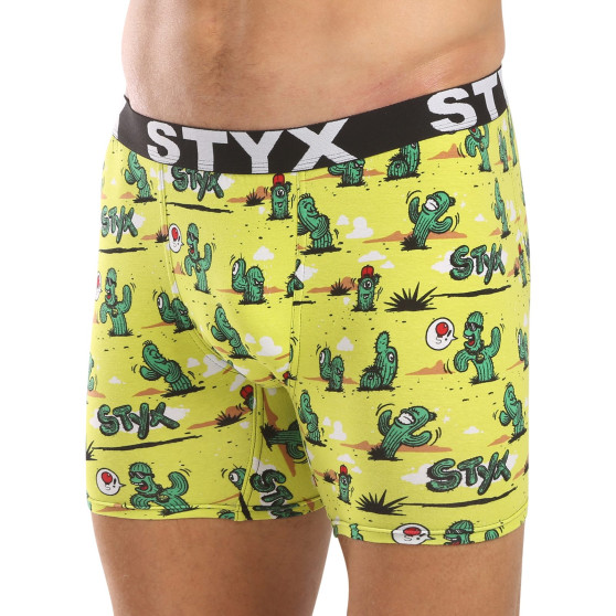 Styx Boxer uomo lungo arte sport gomma cactus (UN1351)