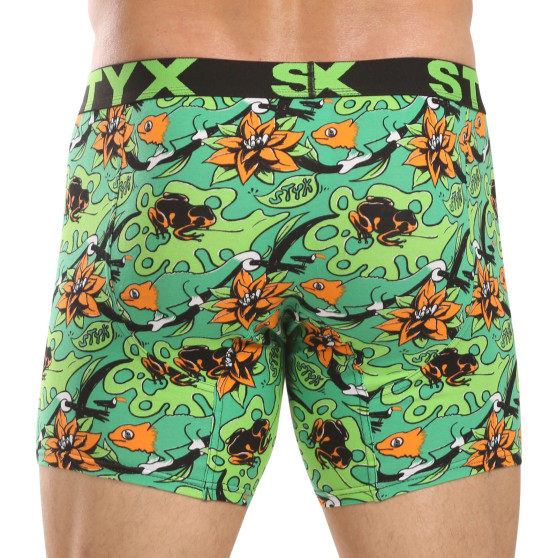 Styx Boxer uomo lungo arte sport gomma tropicale (UN1557)