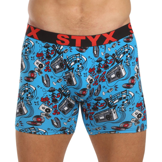 Styx Boxer uomo lungo arte sport gomma musica (UN1558)