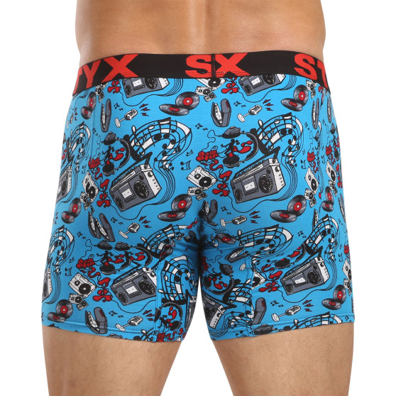 Styx Boxer uomo lungo arte sport gomma musica (UN1558)