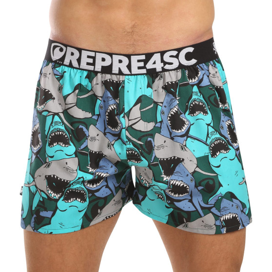 Represent Pantaloncini da uomo in esclusiva Mike Happy Sharks (R4M-BOX-0709)