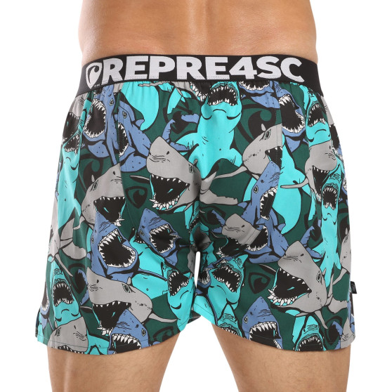 Represent Pantaloncini da uomo in esclusiva Mike Happy Sharks (R4M-BOX-0709)