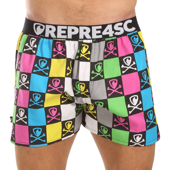 Represent Pantaloncini da uomo in esclusiva Mike Bones Monoscope (R4M-BOX-0718)