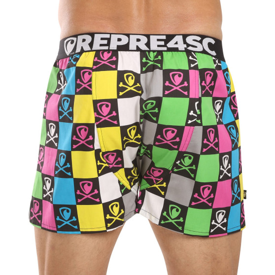 Represent Pantaloncini da uomo in esclusiva Mike Bones Monoscope (R4M-BOX-0718)