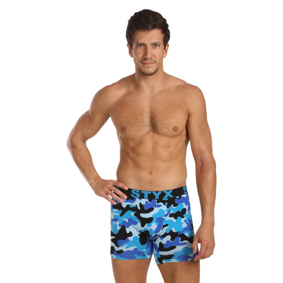 3PACK Styx boxer uomo lungo art sport elastico multicolore (3UN15780)