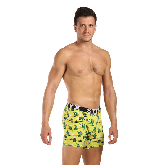 Styx Boxer uomo lungo arte sport gomma cactus (UN1351)