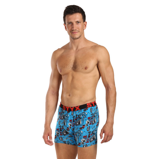 Styx Boxer uomo lungo arte sport gomma musica (UN1558)