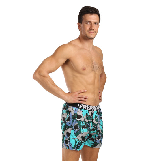 Represent Pantaloncini da uomo in esclusiva Mike Happy Sharks (R4M-BOX-0709)