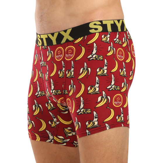 Styx Boxer uomo lungo arte sport gomma banane (UN1359)