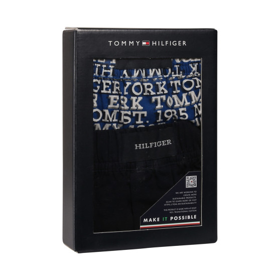 2PACK Boxer da uomo Tommy Hilfiger blu (UM0UM03376 0SU)