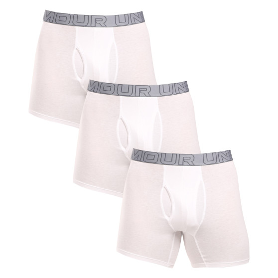 3PACK Under Armour boxer uomo bianco (1383889 100)