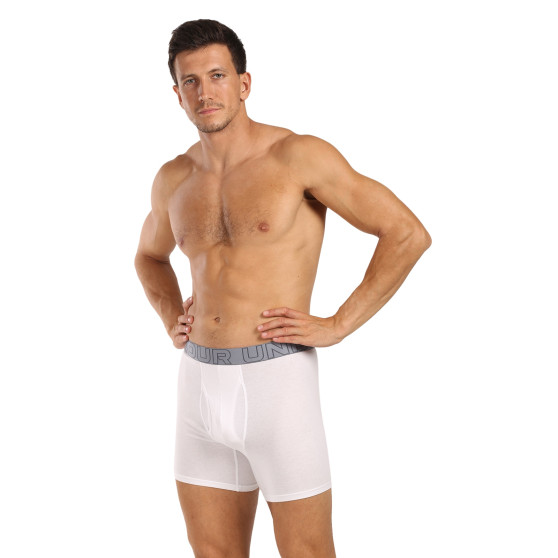 3PACK Under Armour boxer uomo bianco (1383889 100)