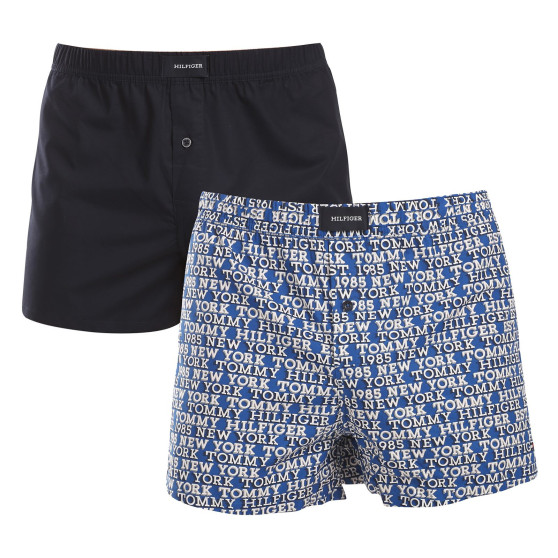 2PACK Boxer da uomo Tommy Hilfiger blu (UM0UM03376 0SU)