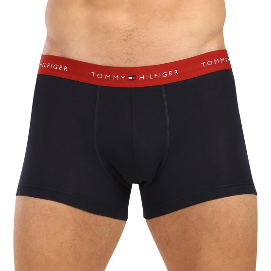 3PACK boxer uomo Tommy Hilfiger blu scuro (UM0UM02763 0WR)