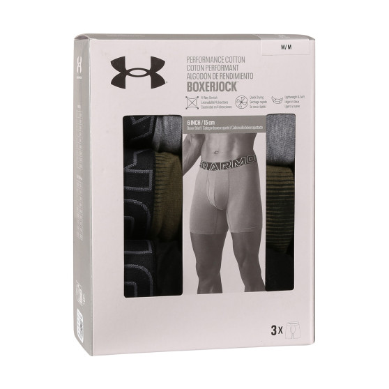 3PACK boxer uomo Under Armour multicolore (1383890 390)