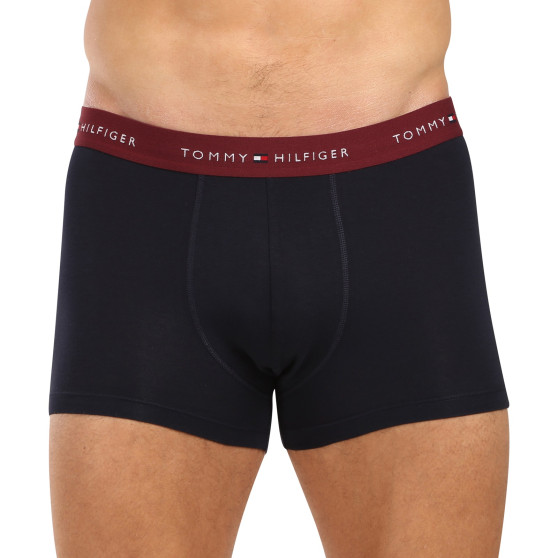 3PACK boxer uomo Tommy Hilfiger blu scuro (UM0UM02763 05K)